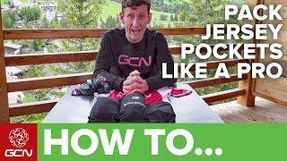 How To Pack Cycling Jersey Pockets Like A Pro | GCN Pro Tips