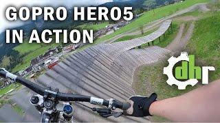 GoPro Hero5 Black: Mountain Bike Park Leogang. Video Stabilization, Wind Noise