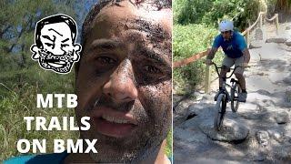 Will a BMX work on mountain bike trails? Sorta.