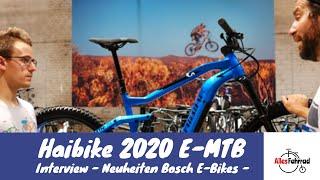 Haibike 2020 - Bosch E-MTB Neuheiten - Interview - | Alles Fahrrad