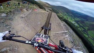 Dan Atherton Sends It Down the Hardline MTB Track | Red Bull Hardline: GoPro View